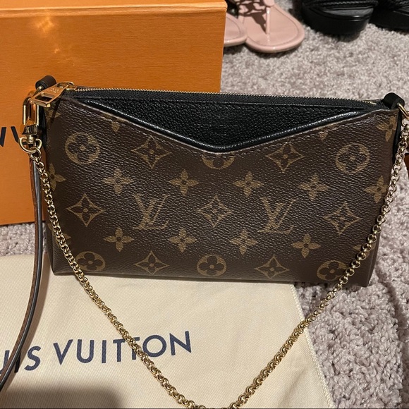 Louis Vuitton Pallas Clutch Noir - Picture 2 of 8